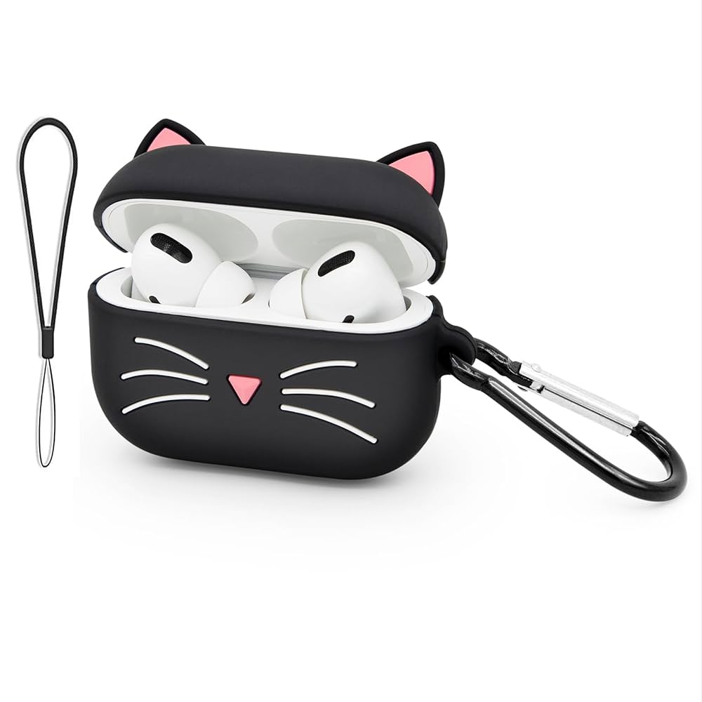 Apple - 【cats】AirPods Pro Amazon.com: YONOCOSTA Cute Airpods Pro Case, Black Whisker